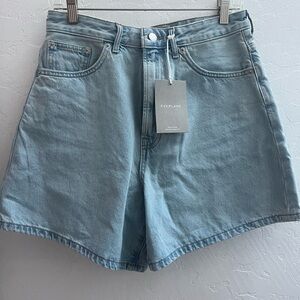 Everlane a-line denim shorts
